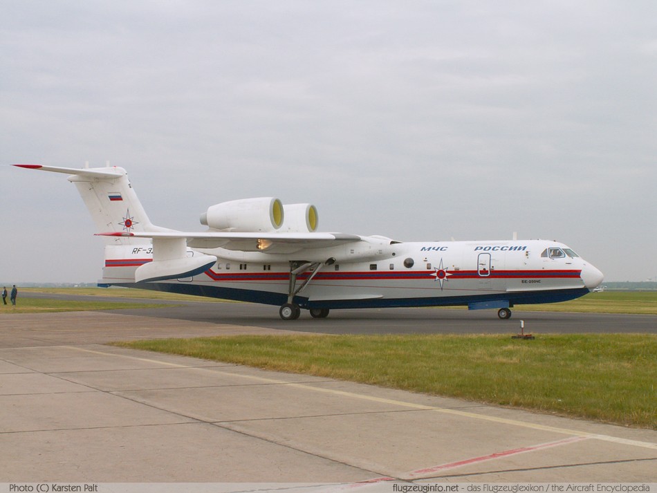 Aviation Takeoff Beriev Be-200 Altair multipurpose amphibious