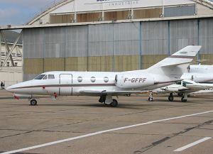 Dassault Falcon 10 © Jenny Coffey