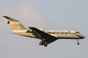 Gulfstream American G-1159 Gulfstream II, Libyan Arab Airlines, 5A-DDS, c/n 242 © David Apps