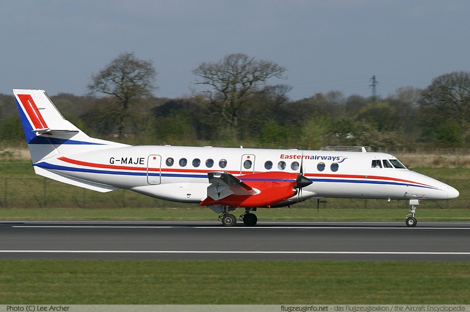 The BAe Jetstream 41 is a twin-engined turboprop regional airliner with a 
