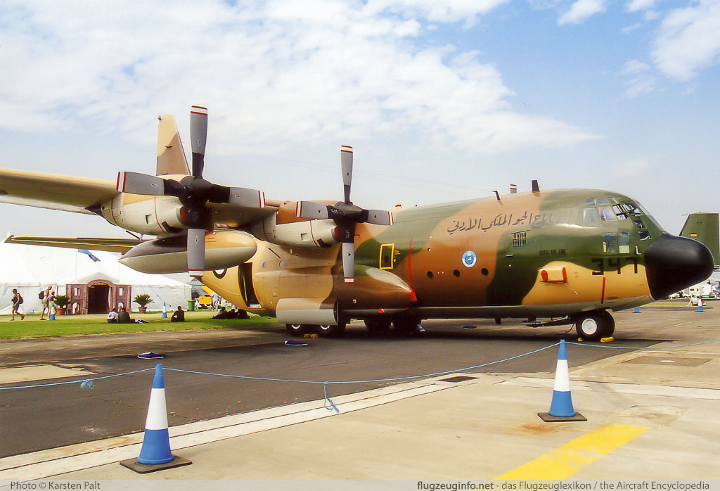 Lockheed / Lockheed Martin C-130H Hercules Jordanian Air Force 347 4929 Royal International Air Tattoo 2001 Royal Air Force Station Cottesmore (EGXJ) 2001-07-27 � Karsten Palt, ID 11941 Lockheed / Lockheed Martin C-130H Hercules Jordanian Air Force 347 4929 Royal International Air Tattoo 2001 Royal Air Force Station Cottesmore (EGXJ) 2001-07-27 � Karsten Palt, ID 11941