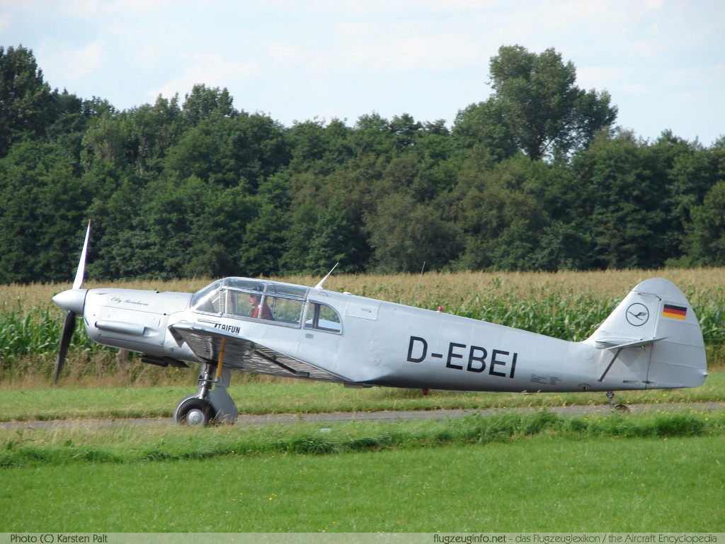 Messerschmitt Bf 108B-1 Taifun Lufthansa Berlin Stiftung D-EBEI 2246 Flugtag Ganderkesee 2007 Ganderkesee - Atlas Airfield (EDWQ) 2007-07-21 � Karsten Palt, ID 423 Messerschmitt Bf 108B-1 Taifun Lufthansa Berlin Stiftung D-EBEI 2246 Flugtag Ganderkesee 2007 Ganderkesee - Atlas Airfield (EDWQ) 2007-07-21 � Karsten Palt, ID 423
