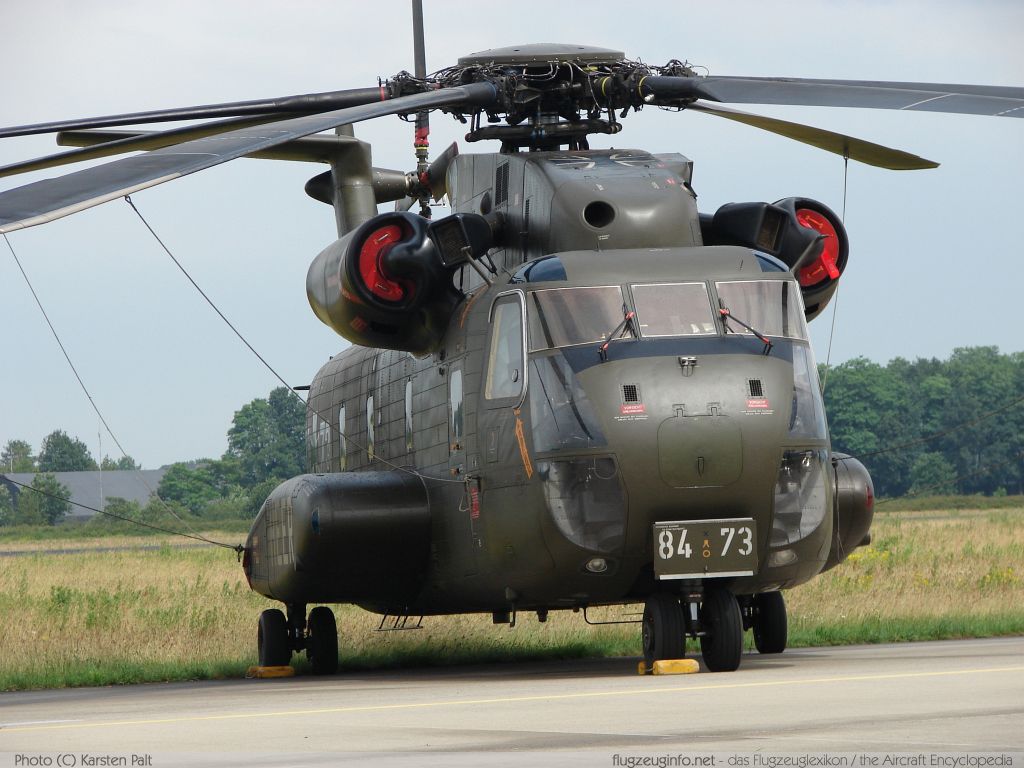 Sikorsky CH-53G German Army Aviation / Heer 84+73 V65-071 Open Dagen Koninklijke Luchtmacht 2007 Volkel (EHVK / UDE) 2007-06-15 � Karsten Palt, ID 291