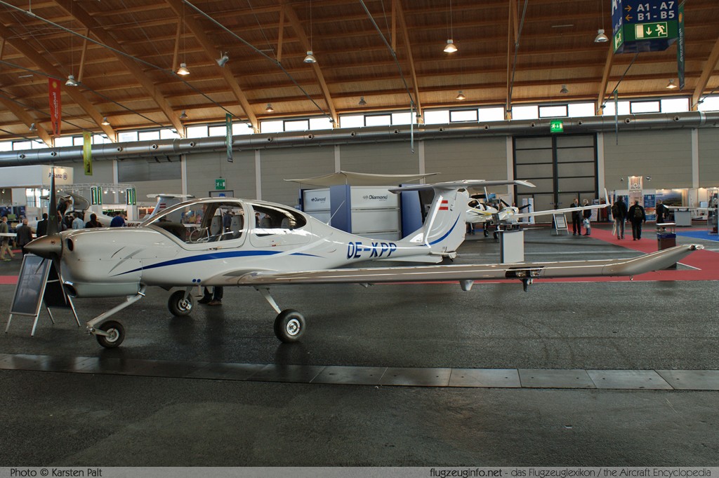 Diamond DA40 TDI Diamond Star Diamond Aircraft OE-KPP 40.010 AERO Friedrichshafen 2009 Friedrichshafen (EDNY / FDH) 2009-04-03 � Karsten Palt, ID 1827 Diamond DA40 TDI Diamond Star Diamond Aircraft OE-KPP 40.010 AERO Friedrichshafen 2009 Friedrichshafen (EDNY / FDH) 2009-04-03 � Karsten Palt, ID 1827