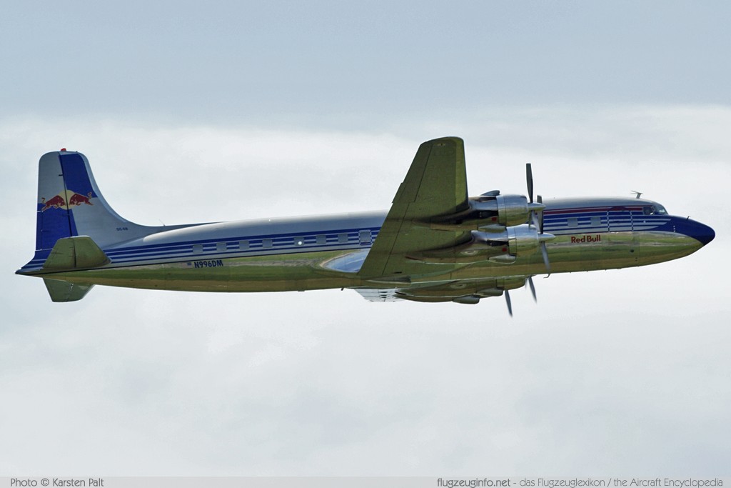 Douglas DC-6B Flying Bulls N996DM 45563 / 1034 Flugtag Bremen 2009 Bremen (EDDW / BRE) 2009-05-10 � Karsten Palt, ID 2143 Douglas DC-6B Flying Bulls N996DM 45563 / 1034 Flugtag Bremen 2009 Bremen (EDDW / BRE) 2009-05-10 � Karsten Palt, ID 2143