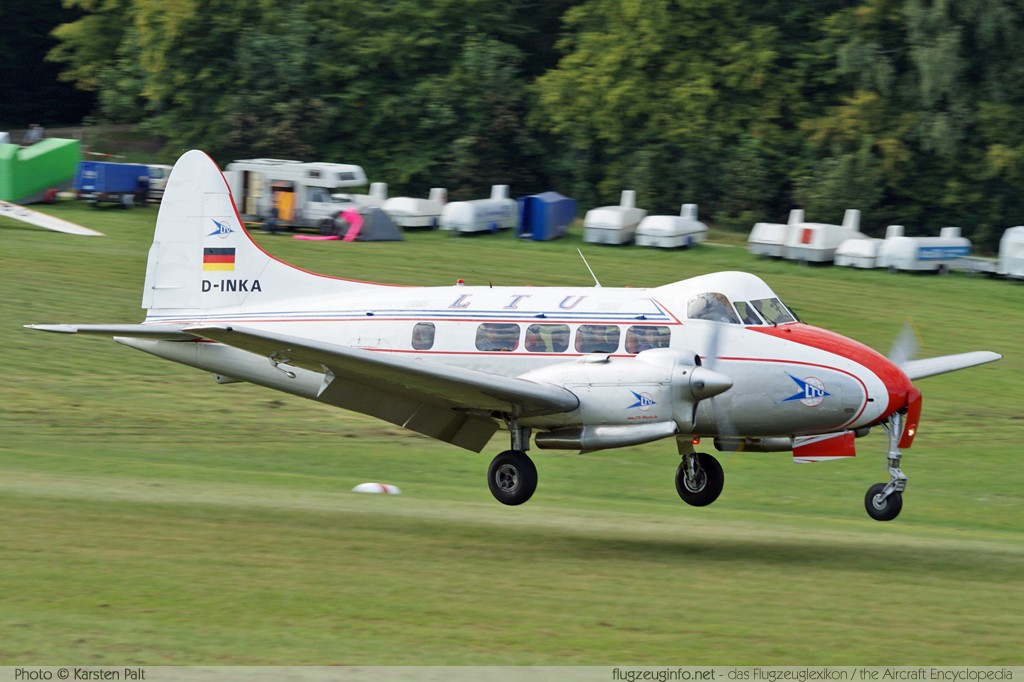 De Havilland DH 104 Dove D-INKA 4011 Oldtimer-Fliegertreffen 2009 Kirchheim unter Teck - Hahnweide (EDST) 2009-09-05 � Karsten Palt, ID 2672 De Havilland DH 104 Dove D-INKA 4011 Oldtimer-Fliegertreffen 2009 Kirchheim unter Teck - Hahnweide (EDST) 2009-09-05 � Karsten Palt, ID 2672