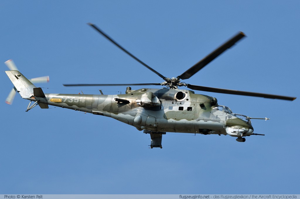 Mil Mi-24V Czech Air Force 7354 087354 NATO Tigermeet 2009 Kleine Brogel (EBBL) 2009-09-23 � Karsten Palt, ID 2806 Mil Mi-24V Czech Air Force 7354 087354 NATO Tigermeet 2009 Kleine Brogel (EBBL) 2009-09-23 � Karsten Palt, ID 2806