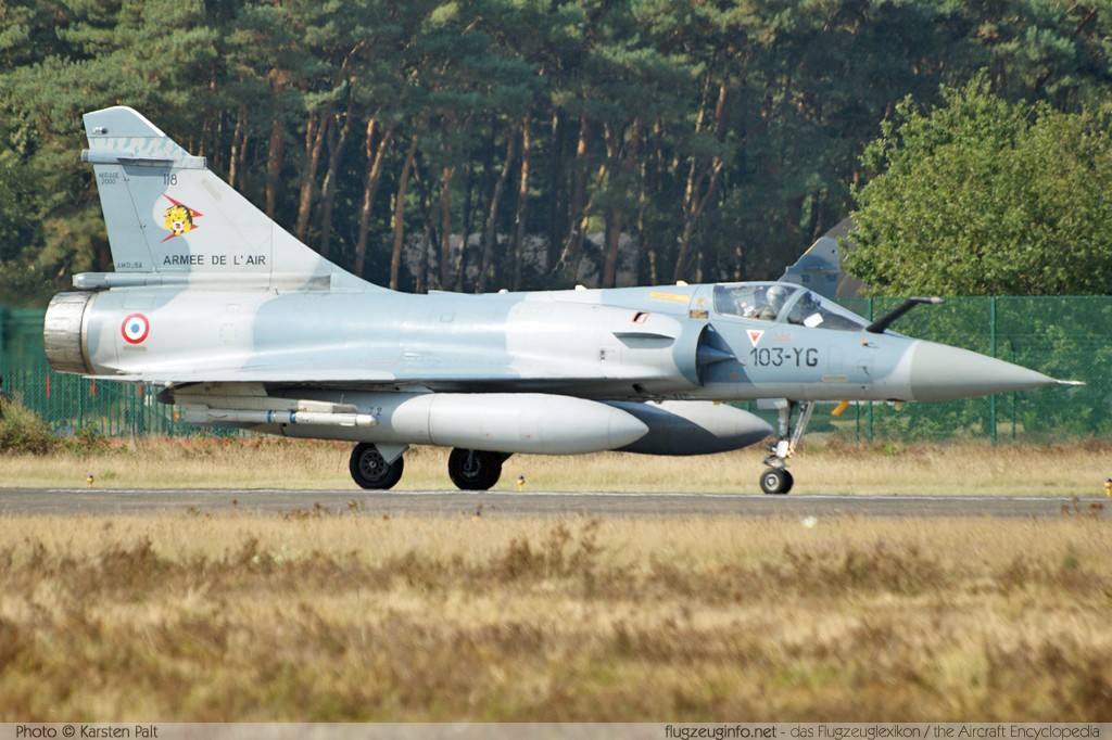 Dassault Mirage 2000C French Air Force / Armee de l Air 118 385 NATO Tigermeet 2009 Kleine Brogel (EBBL) 2009-09-23 � Karsten Palt, ID 2815