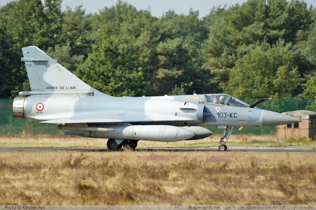 Dassault Mirage 2000C French Air Force / Armee de l Air 120 396 NATO Tigermeet 2009 Kleine Brogel (EBBL) 2009-09-23 � Karsten Palt, ID 2816 Dassault Mirage 2000C French Air Force / Armee de l Air 120 396 NATO Tigermeet 2009 Kleine Brogel (EBBL) 2009-09-23 � Karsten Palt, ID 2816