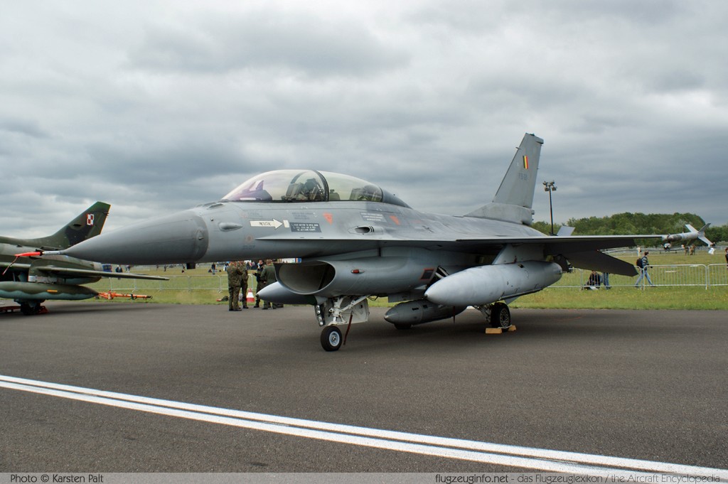 General Dynamics / Lockheed Martin F-16BM Belgian Air Component FB-21 6J-21 Luchtmachtdagen 2010 Gilze-Rijen (EHGR) 2010-06-18 � Karsten Palt, ID 3310 General Dynamics / Lockheed Martin F-16BM Belgian Air Component FB-21 6J-21 Luchtmachtdagen 2010 Gilze-Rijen (EHGR) 2010-06-18 � Karsten Palt, ID 3310