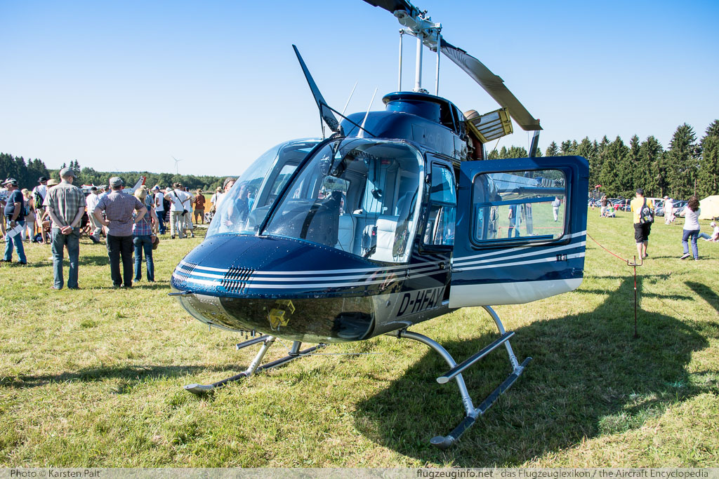 Bell Helicopter 206B-3 JetRanger III kayfly GmbH D-HFAY 2776 Flugtag Breitscheid 2015 Breitscheid (EDGB) 2015-08-30 � Karsten Palt, ID 12083