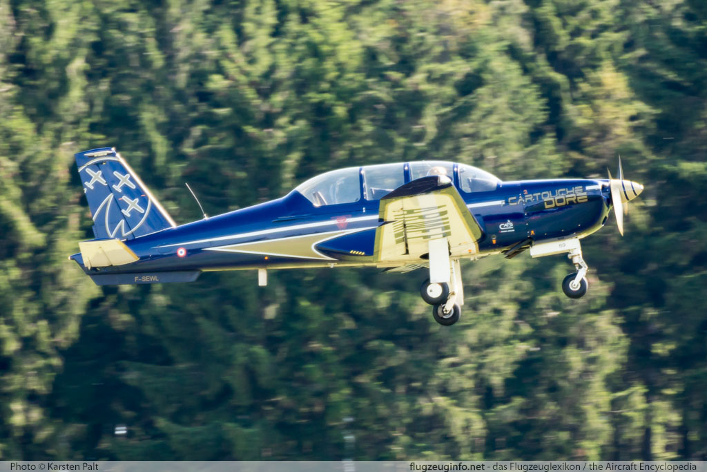 SOCATA TB30 Epsilon French Air Force / Armee de l Air F-SEWL 69 Flugtag Breitscheid 2015 Breitscheid (EDGB) 2015-08-30 � Karsten Palt, ID 12130