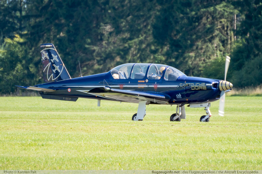 SOCATA TB30 Epsilon French Air Force / Armee de l Air F-SEXP 99 Flugtag Breitscheid 2015 Breitscheid (EDGB) 2015-08-30 � Karsten Palt, ID 12131