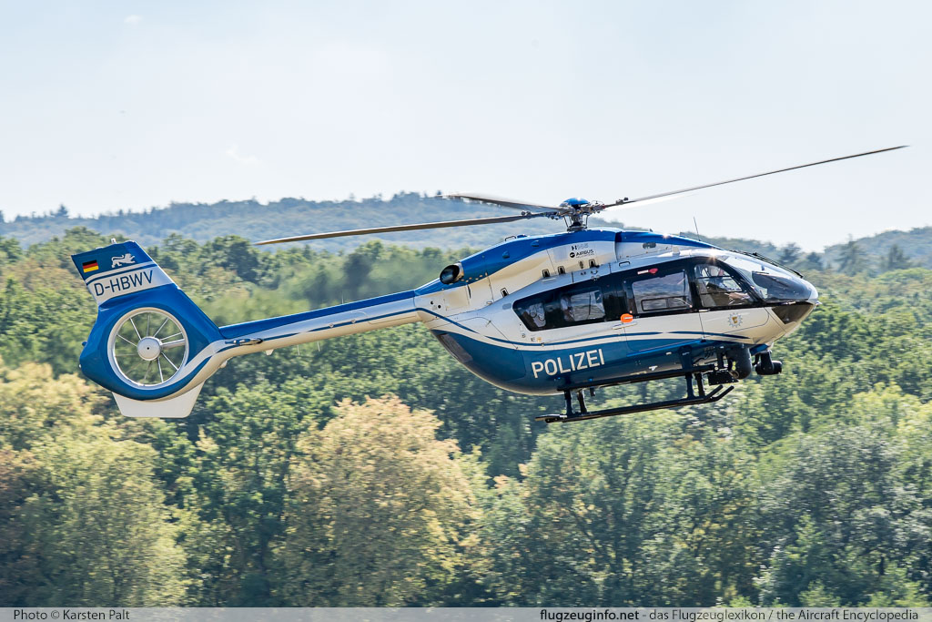 Airbus Helicopters H145 Polizei Baden-W D-HBWV 20048 Oldtimer-Fliegertreffen 2016 Kirchheim unter Teck - Hahnweide (EDST) 2016-09-10 � Karsten Palt, ID 13319