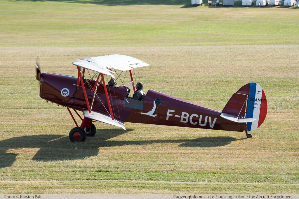 Stampe-Vertongen SV-4A F-BCUV 419 Oldtimer-Fliegertreffen 2016 Kirchheim unter Teck - Hahnweide (EDST) 2016-09-10 � Karsten Palt, ID 13577 Stampe-Vertongen SV-4A F-BCUV 419 Oldtimer-Fliegertreffen 2016 Kirchheim unter Teck - Hahnweide (EDST) 2016-09-10 � Karsten Palt, ID 13577