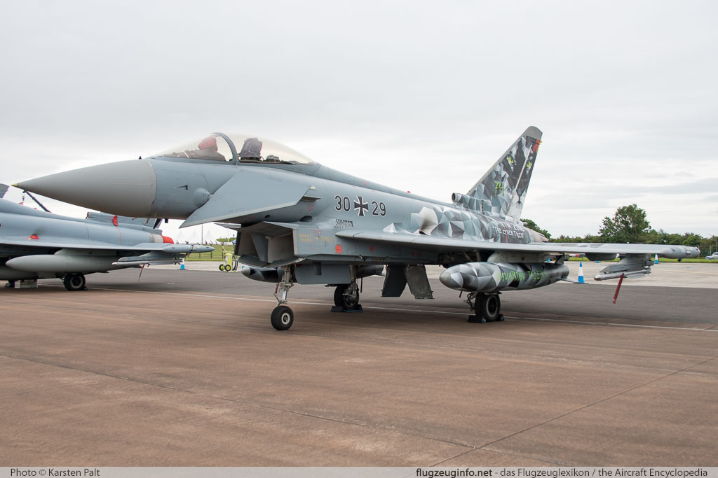 Eurofighter EF2000 Eurofighter German Air Force / Luftwaffe 30+29 104/GS018 Royal International Air Tattoo 2016 RAF Fairford (EGVA / FFD) 2016-07-09 � Karsten Palt, ID 12822 Eurofighter EF2000 Eurofighter German Air Force / Luftwaffe 30+29 104/GS018 Royal International Air Tattoo 2016 RAF Fairford (EGVA / FFD) 2016-07-09 � Karsten Palt, ID 12822