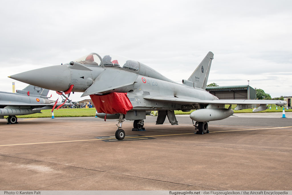 Eurofighter TF-2000A Typhoon Italian Air Force (Aeronautica Militare) MM55095 022/IT004 Royal International Air Tattoo 2016 RAF Fairford (EGVA / FFD) 2016-07-09 � Karsten Palt, ID 12833