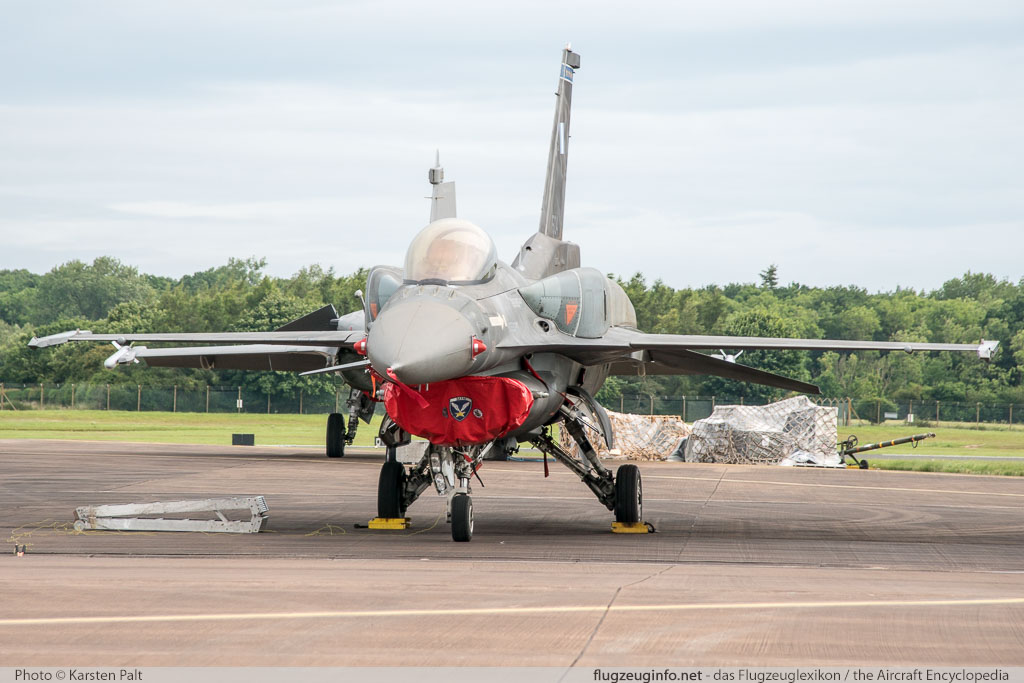 Lockheed Martin F-16C Fighting Falcon Hellenic (Greece) Air Force 504 XK-5 Royal International Air Tattoo 2016 RAF Fairford (EGVA / FFD) 2016-07-09 � Karsten Palt, ID 12861