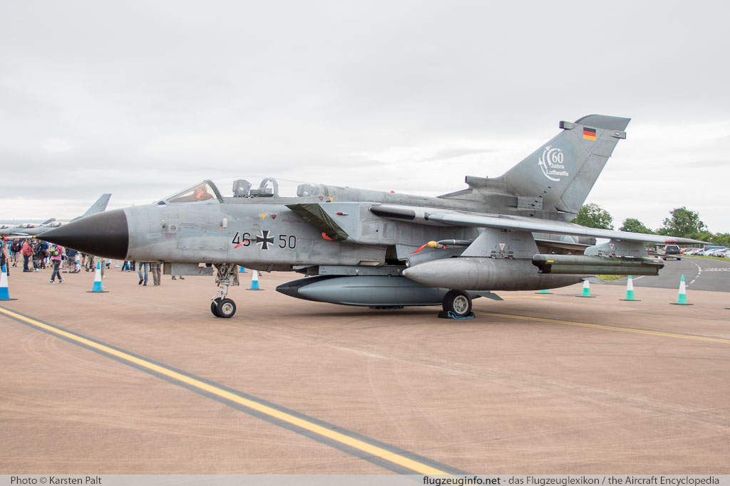 Panavia Tornado ECR German Air Force / Luftwaffe 46+50 887/GS283/4350 Royal International Air Tattoo 2016 RAF Fairford (EGVA / FFD) 2016-07-09 � Karsten Palt, ID 12899 Panavia Tornado ECR German Air Force / Luftwaffe 46+50 887/GS283/4350 Royal International Air Tattoo 2016 RAF Fairford (EGVA / FFD) 2016-07-09 � Karsten Palt, ID 12899