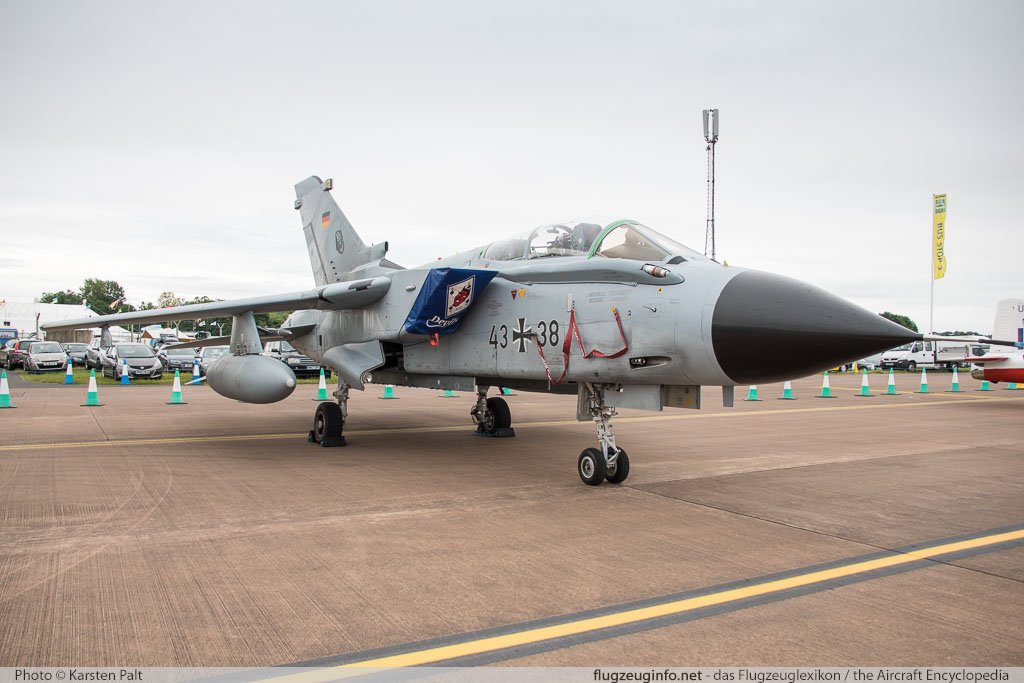 Panavia Tornado IDS German Air Force / Luftwaffe 43+38 103/GS016/4038 Royal International Air Tattoo 2016 RAF Fairford (EGVA / FFD) 2016-07-09 � Karsten Palt, ID 12902 Panavia Tornado IDS German Air Force / Luftwaffe 43+38 103/GS016/4038 Royal International Air Tattoo 2016 RAF Fairford (EGVA / FFD) 2016-07-09 � Karsten Palt, ID 12902