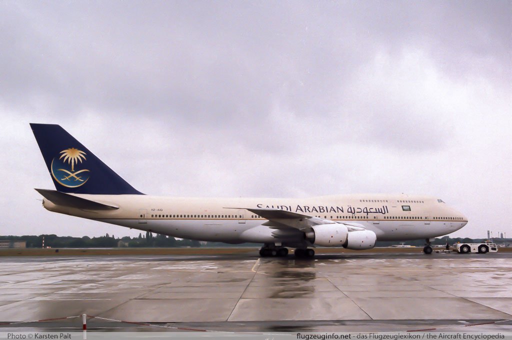 Boeing 747-368 Saudi Arabian Airlines HZ-AIO 23266 / 624 Berlin-Tegel (EDDT / TXL) 2001-04-15 � Karsten Palt, ID 11918 Boeing 747-368 Saudi Arabian Airlines HZ-AIO 23266 / 624 Berlin-Tegel (EDDT / TXL) 2001-04-15 � Karsten Palt, ID 11918