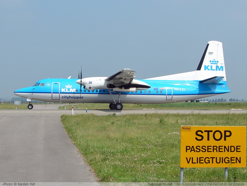 Fokker Fokker 50 KLM Cityhopper PH-LXJ 20270 Amsterdam-Schiphol (EHAM / AMS) 2007-06-10 � Karsten Palt, ID 275 Fokker Fokker 50 KLM Cityhopper PH-LXJ 20270 Amsterdam-Schiphol (EHAM / AMS) 2007-06-10 � Karsten Palt, ID 275