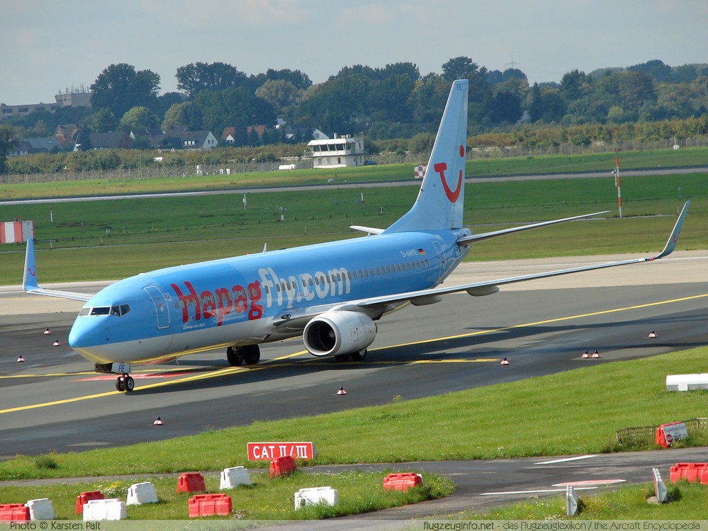 Boeing 737-8K5 (wl) Hagag Fly D-AHFE 27979 / 44 Düsseldorf International (EDDL / DUS) 2007-09-06 � Karsten Palt, ID 466 Boeing 737-8K5 (wl) Hagag Fly D-AHFE 27979 / 44 Düsseldorf International (EDDL / DUS) 2007-09-06 � Karsten Palt, ID 466