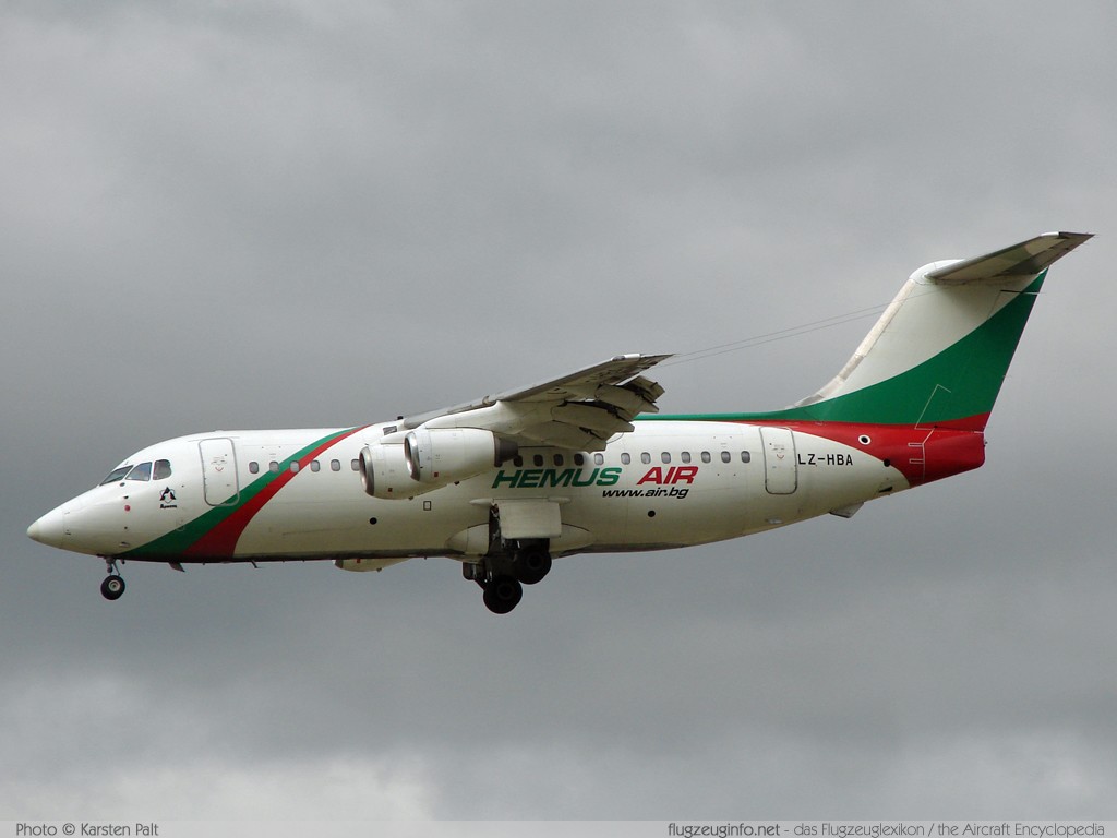 BAe 146-200 Hemus Air LZ-HBA E2072 Frankfurt am Main (EDDF / FRA) 2007-09-07 � Karsten Palt, ID 507 BAe 146-200 Hemus Air LZ-HBA E2072 Frankfurt am Main (EDDF / FRA) 2007-09-07 � Karsten Palt, ID 507