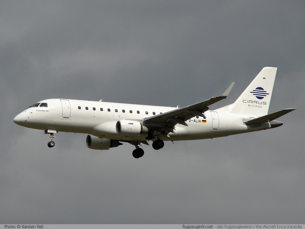 EMBRAER ERJ170-100LR Cirrus Airlines D-ALIA 170-00006 Frankfurt am Main (EDDF / FRA) 2007-09-09 � Karsten Palt, ID 644 EMBRAER ERJ170-100LR Cirrus Airlines D-ALIA 170-00006 Frankfurt am Main (EDDF / FRA) 2007-09-09 � Karsten Palt, ID 644