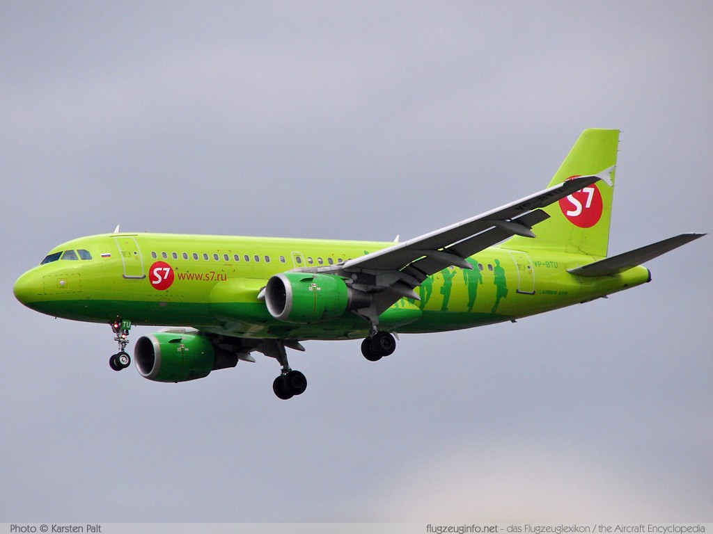 Airbus A319-114 S7 - Siberia Airlines VP-BTU 1071 Frankfurt am Main (EDDF / FRA) 2007-09-09 � Karsten Palt, ID 660 Airbus A319-114 S7 - Siberia Airlines VP-BTU 1071 Frankfurt am Main (EDDF / FRA) 2007-09-09 � Karsten Palt, ID 660