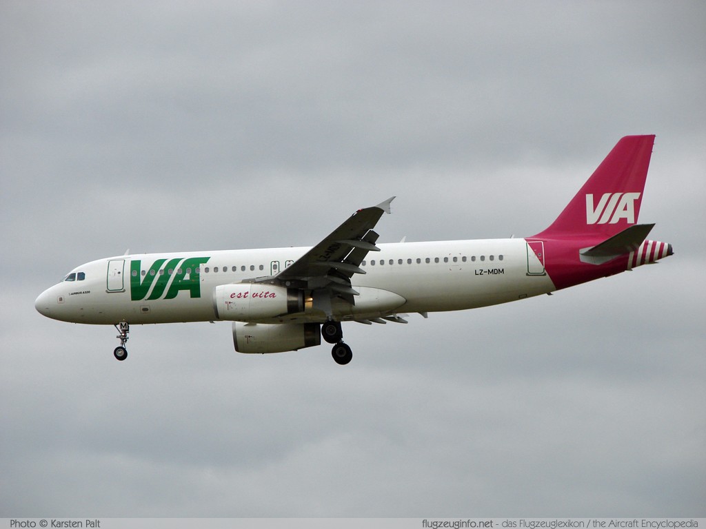 Airbus A320-232 VIA - Air VIA Bulgarian Airways LZ-MDM 2804 Frankfurt am Main (EDDF / FRA) 2007-09-09 � Karsten Palt, ID 653 Airbus A320-232 VIA - Air VIA Bulgarian Airways LZ-MDM 2804 Frankfurt am Main (EDDF / FRA) 2007-09-09 � Karsten Palt, ID 653