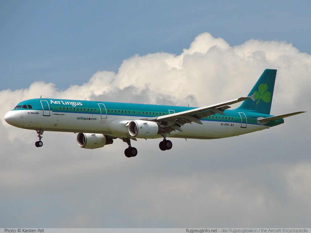 Airbus A321-211 Aer Lingus EI-CPH 1094 Amsterdam-Schiphol (EHAM / AMS) 2007-06-19 � Karsten Palt, ID 327 Airbus A321-211 Aer Lingus EI-CPH 1094 Amsterdam-Schiphol (EHAM / AMS) 2007-06-19 � Karsten Palt, ID 327