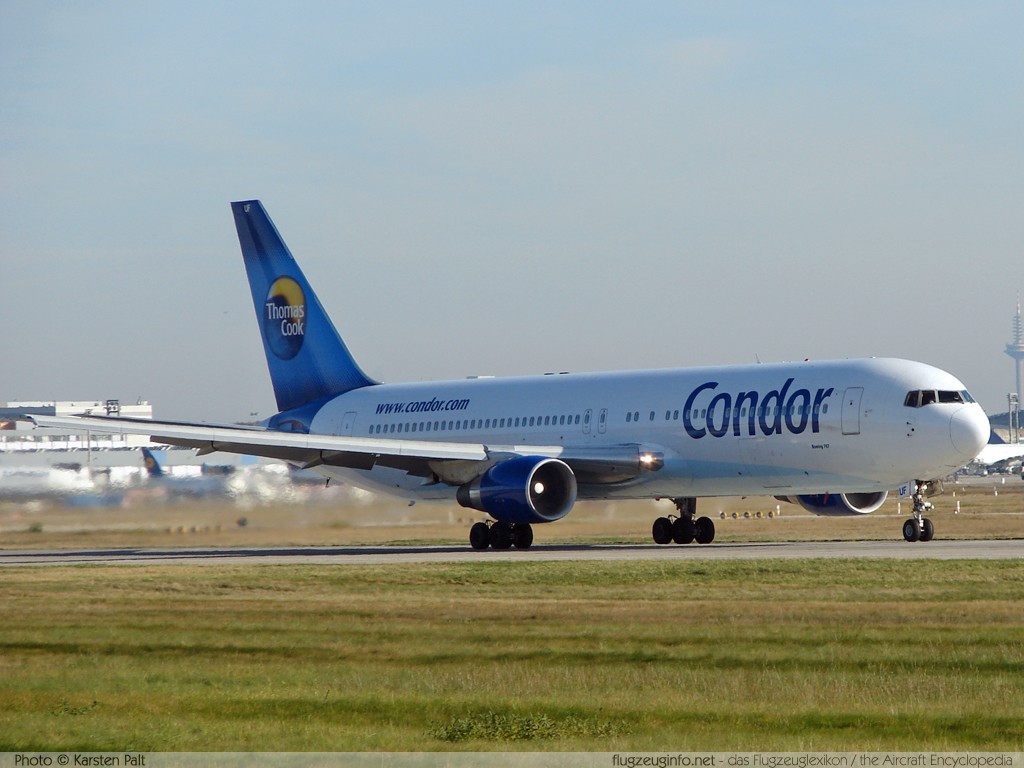 Boeing 767-330ER Condor D-ABUF 26985 / 537 Frankfurt am Main (EDDF / FRA) 2007-10-20 � Karsten Palt, ID 730 Boeing 767-330ER Condor D-ABUF 26985 / 537 Frankfurt am Main (EDDF / FRA) 2007-10-20 � Karsten Palt, ID 730