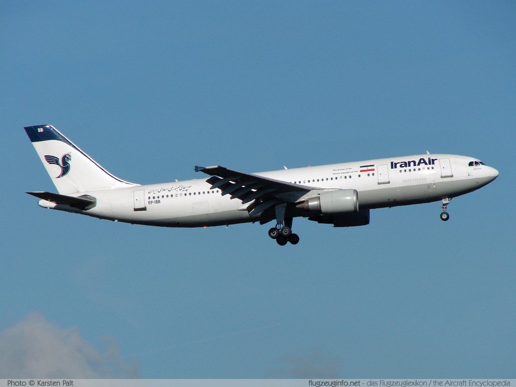 Airbus A300B4-605R Iran Air EP-IBB 727 Frankfurt am Main (EDDF / FRA) 2007-10-20 � Karsten Palt, ID 749 Airbus A300B4-605R Iran Air EP-IBB 727 Frankfurt am Main (EDDF / FRA) 2007-10-20 � Karsten Palt, ID 749