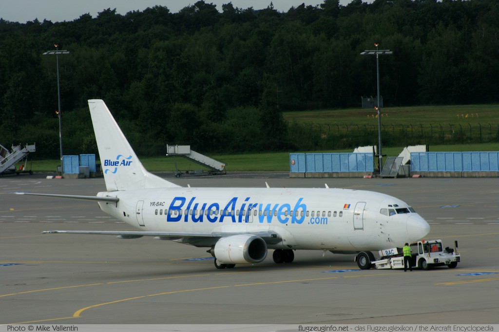 Boeing 737-377 Blue Air YR-BAC 23653 / 1260  Cologne / Köln-Bonn (EDDK / CGN) 2008-09-08 ï¿½ Mike Vallentin, ID 1377