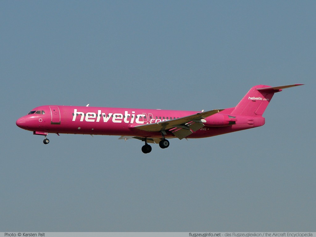 Fokker Fokker 100 Helvetic Airways HB-JVE 11459 Brussel/Bruxelles - Brussels Airport (EBBR / BRU) 2008-09-28 � Karsten Palt, ID 1528 Fokker Fokker 100 Helvetic Airways HB-JVE 11459 Brussel/Bruxelles - Brussels Airport (EBBR / BRU) 2008-09-28 � Karsten Palt, ID 1528