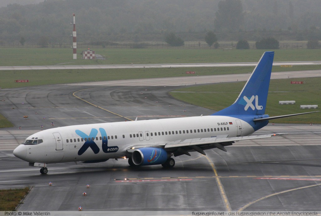 Boeing 737-8Q8 XL Airways Germany D-AXLF 28218 / 160 Düsseldorf International (EDDL / DUS) 2008-09-23 � Mike Vallentin, ID 1395 Boeing 737-8Q8 XL Airways Germany D-AXLF 28218 / 160 Düsseldorf International (EDDL / DUS) 2008-09-23 � Mike Vallentin, ID 1395