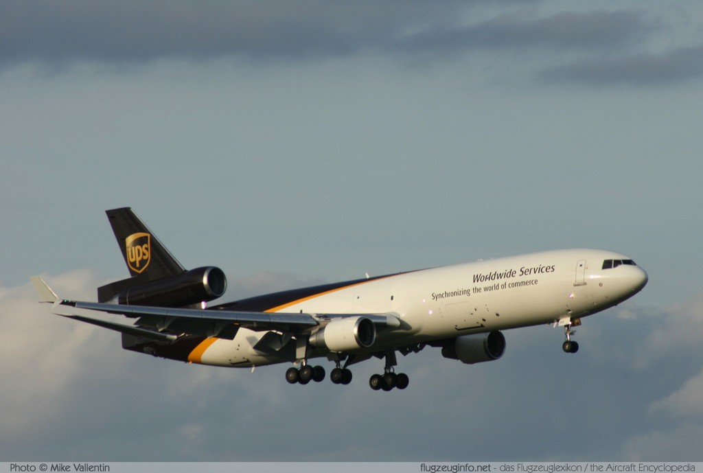 McDonnell Douglas MD-11F United Parcel Service - UPS N293UP 48474 / 485 Cologne / Köln-Bonn (EDDK / CGN) 2008-10-19 � Mike Vallentin, ID 1560 McDonnell Douglas MD-11F United Parcel Service - UPS N293UP 48474 / 485 Cologne / Köln-Bonn (EDDK / CGN) 2008-10-19 � Mike Vallentin, ID 1560