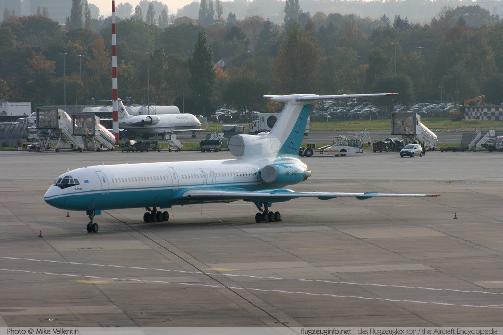 Tupolev / Tupolew Tu-154M KazAir UP-T5401 91A889 Düsseldorf International (EDDL / DUS) 2008-10-10 � Mike Vallentin, ID 1550 Tupolev / Tupolew Tu-154M KazAir UP-T5401 91A889 Düsseldorf International (EDDL / DUS) 2008-10-10 � Mike Vallentin, ID 1550