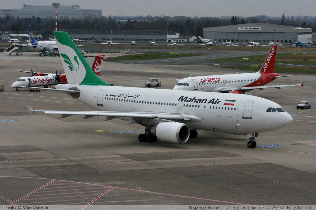 Airbus A310-304 Mahan Air EP-MHO 488 Düsseldorf International (EDDL / DUS) 2008-12-13 � Mike Vallentin, ID 1569 Airbus A310-304 Mahan Air EP-MHO 488 Düsseldorf International (EDDL / DUS) 2008-12-13 � Mike Vallentin, ID 1569