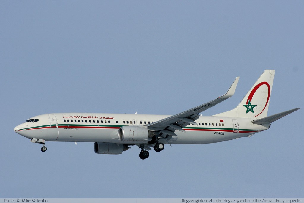 Boeing 737-8B6 (wl) Royal Air Maroc - RAM CN-ROE 33063 / 1912 Brussel/Bruxelles - Brussels Airport (EBBR / BRU) 2009-01-11 � Mike Vallentin, ID 1571 Boeing 737-8B6 (wl) Royal Air Maroc - RAM CN-ROE 33063 / 1912 Brussel/Bruxelles - Brussels Airport (EBBR / BRU) 2009-01-11 � Mike Vallentin, ID 1571