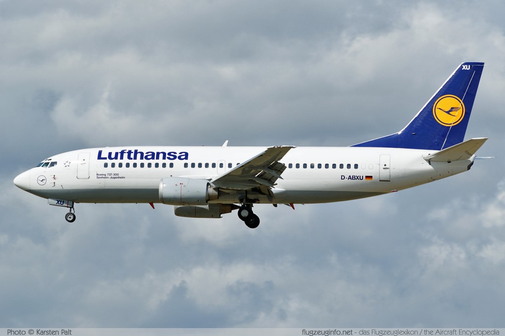 Boeing 737-330 Lufthansa D-ABXU 24282 / 1671 Frankfurt am Main (EDDF / FRA) 2009-09-03 � Karsten Palt, ID 2846 Boeing 737-330 Lufthansa D-ABXU 24282 / 1671 Frankfurt am Main (EDDF / FRA) 2009-09-03 � Karsten Palt, ID 2846