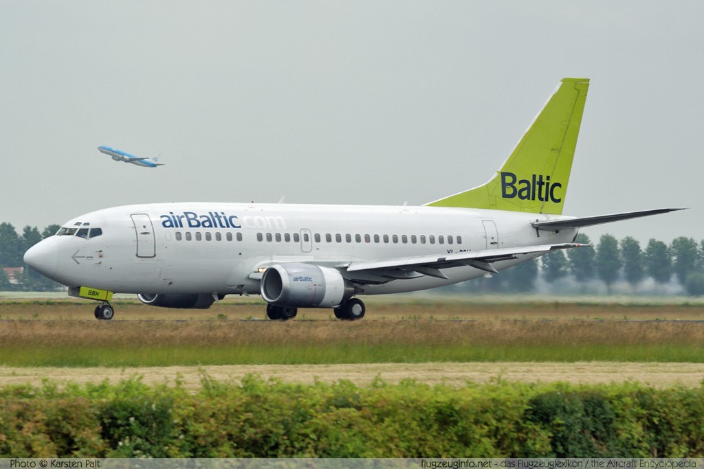 Boeing 737-548 Air Baltic YL-BBH 24968 / 1975  Amsterdam-Schiphol (EHAM / AMS) 2009-06-27 � Karsten Palt, ID 2531