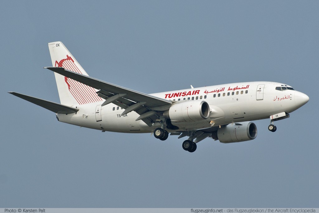 Boeing 737-6H3 Tunisair TS-IOK 29496 / 268  Frankfurt am Main (EDDF / FRA) 2009-04-05 � Karsten Palt, ID 2045