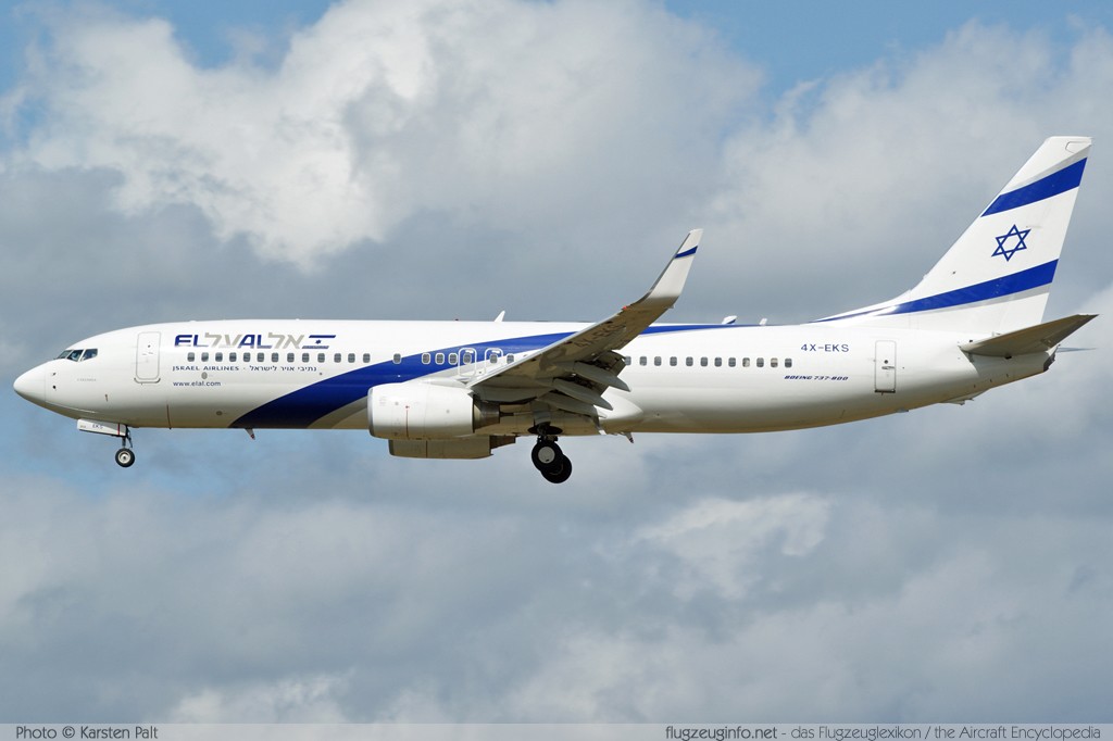 Boeing 737-8HX (wl) El Al Israel Airlines 4X-EKS 36433 / 2702 Frankfurt am Main (EDDF / FRA) 2009-09-03 � Karsten Palt, ID 2850 Boeing 737-8HX (wl) El Al Israel Airlines 4X-EKS 36433 / 2702 Frankfurt am Main (EDDF / FRA) 2009-09-03 � Karsten Palt, ID 2850