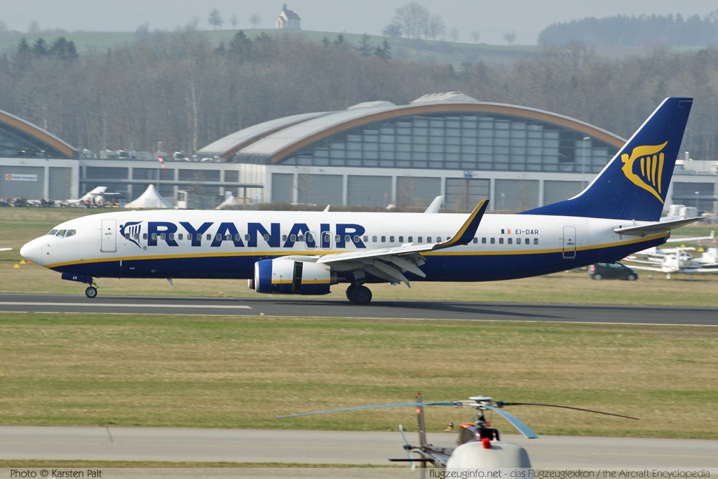 Boeing 737-8AS (wl) Ryanair EI-DAR 33552 / 1371 Friedrichshafen (EDNY / FDH) 2009-04-03 � Karsten Palt, ID 1781 Boeing 737-8AS (wl) Ryanair EI-DAR 33552 / 1371 Friedrichshafen (EDNY / FDH) 2009-04-03 � Karsten Palt, ID 1781