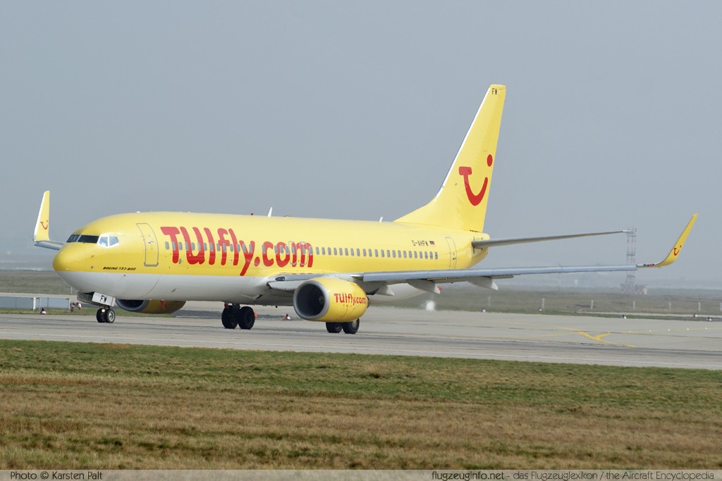 Boeing 737-8K5 (wl) TUIfly D-AHFW 30882 / 760 Frankfurt am Main (EDDF / FRA) 2009-04-05 � Karsten Palt, ID 1995 Boeing 737-8K5 (wl) TUIfly D-AHFW 30882 / 760 Frankfurt am Main (EDDF / FRA) 2009-04-05 � Karsten Palt, ID 1995