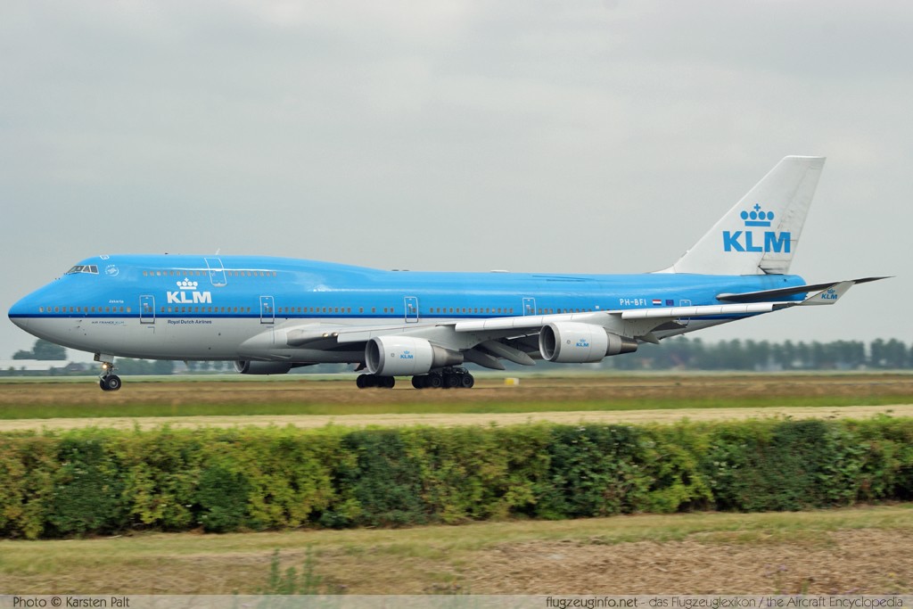 Boeing 747-406M KLM - Royal Dutch Airlines PH-BFI 25086 / 850 Amsterdam-Schiphol (EHAM / AMS) 2009-06-27 � Karsten Palt, ID 2516 Boeing 747-406M KLM - Royal Dutch Airlines PH-BFI 25086 / 850 Amsterdam-Schiphol (EHAM / AMS) 2009-06-27 � Karsten Palt, ID 2516