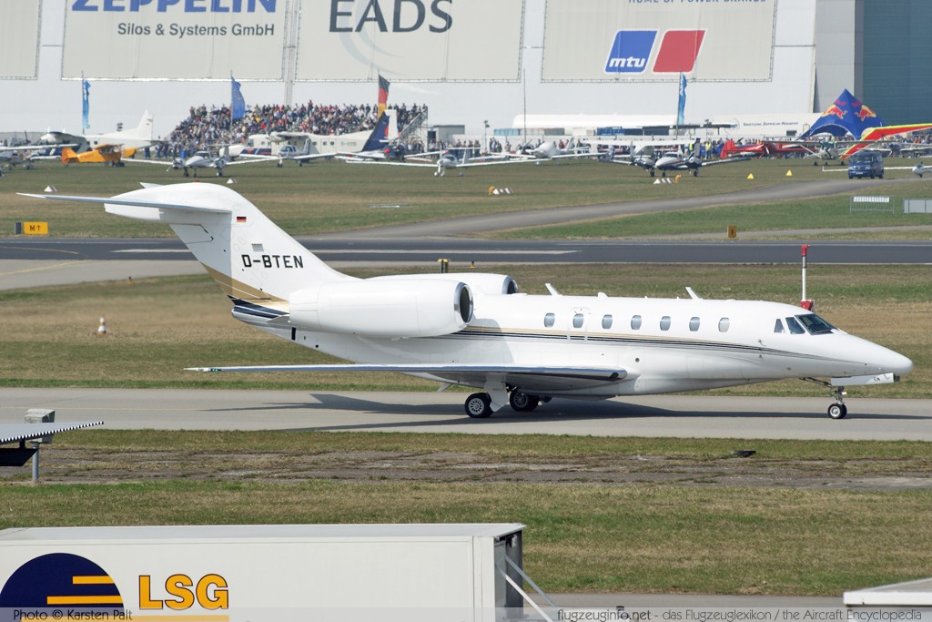 Cessna 750 Citation X ACM Air Charter D-BTEN 750-0085 Friedrichshafen (EDNY / FDH) 2009-04-03 � Karsten Palt, ID 1733 Cessna 750 Citation X ACM Air Charter D-BTEN 750-0085 Friedrichshafen (EDNY / FDH) 2009-04-03 � Karsten Palt, ID 1733