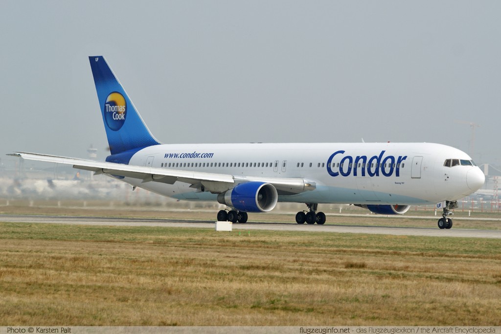 Boeing 767-330ER Condor D-ABUF 26985 / 537 Frankfurt am Main (EDDF / FRA) 2009-04-05 � Karsten Palt, ID 1991 Boeing 767-330ER Condor D-ABUF 26985 / 537 Frankfurt am Main (EDDF / FRA) 2009-04-05 � Karsten Palt, ID 1991